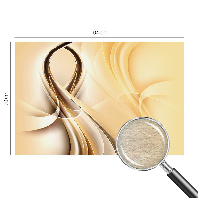 Fotomural decorativo para cabecero de cama con diseño de líneas onduladas