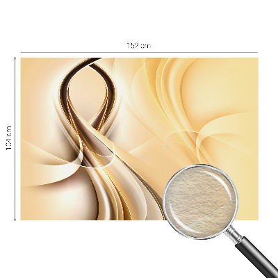 Fotomural decorativo para cabecero de cama con diseño de líneas onduladas