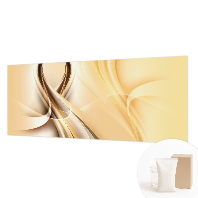 Fotomural decorativo para cabecero de cama con diseño de líneas onduladas