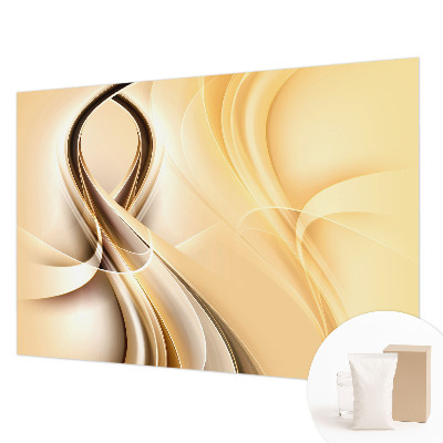 Fotomural decorativo para cabecero de cama con diseño de líneas onduladas