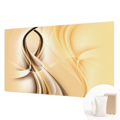 Fotomural decorativo para cabecero de cama con diseño de líneas onduladas