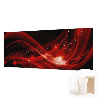 Mural de pared con estampado hermoso con el diseño Vórtice Rojo