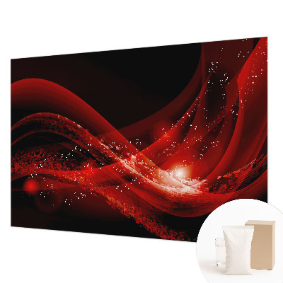 Mural de pared con estampado hermoso con el diseño Vórtice Rojo