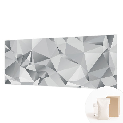Mural decorativo con diseño de geometría abstracta