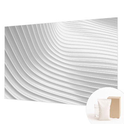 Papel mural texturado decorativo con un motivo de ondas elegantes