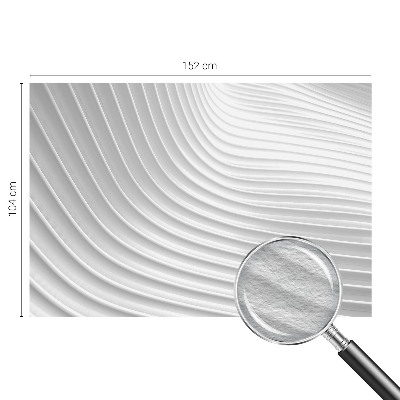 Papel mural texturado decorativo con un motivo de ondas elegantes