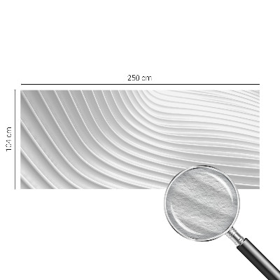 Papel mural texturado decorativo con un motivo de ondas elegantes
