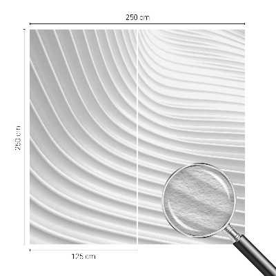 Papel mural texturado decorativo con un motivo de ondas elegantes