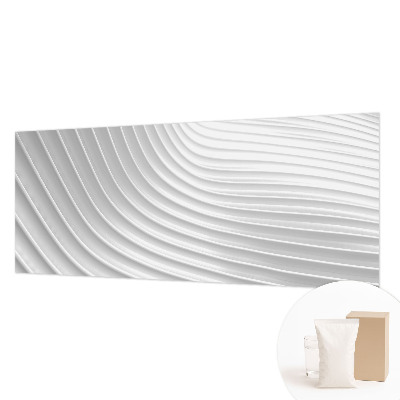 Papel mural texturado decorativo con un motivo de ondas elegantes