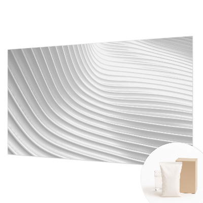Papel mural texturado decorativo con un motivo de ondas elegantes