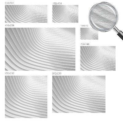 Papel mural texturado decorativo con un motivo de ondas elegantes