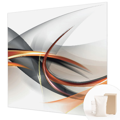 Papel mural con patrón decorativo con diseño dinámico abstracto