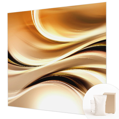 Mural de pared con estampado hermoso con diseño de líneas fluidas