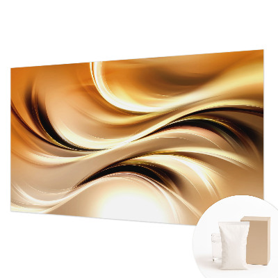Mural de pared con estampado hermoso con diseño de líneas fluidas