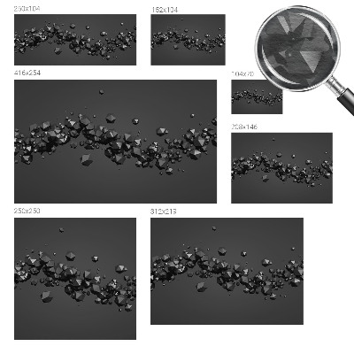 Papel mural texturado decorativo con bultos negros en la superficie