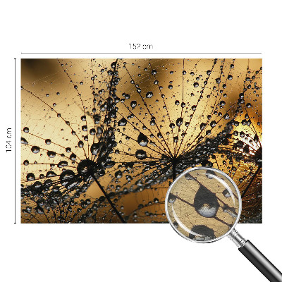 Papel mural con patrón decorativo con delicadas gotas decorativas