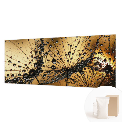Papel mural con patrón decorativo con delicadas gotas decorativas