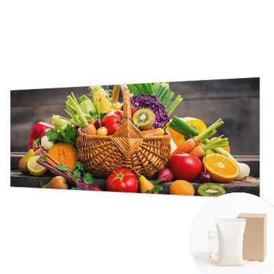 Papel mural texturado decorativo con diseño Riqueza frutal