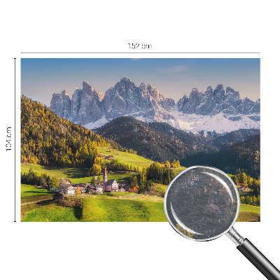 Fotomural decorativo para cabecero de cama con un paisaje de montaña