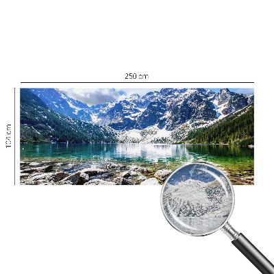 Fotomural decorativo para cabecero de cama con un paisaje de montaña