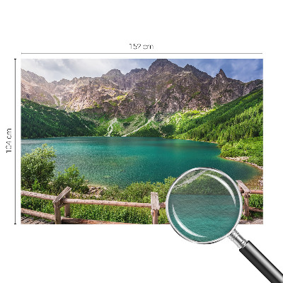 Fotomural decorativo para cabecero de cama con un paisaje de montaña