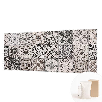 Mural de pared con estampado hermoso con patrones de azulejos
