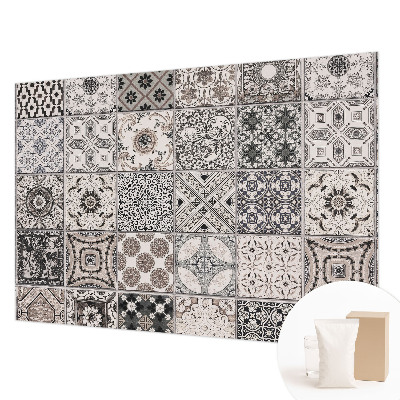 Mural de pared con estampado hermoso con patrones de azulejos