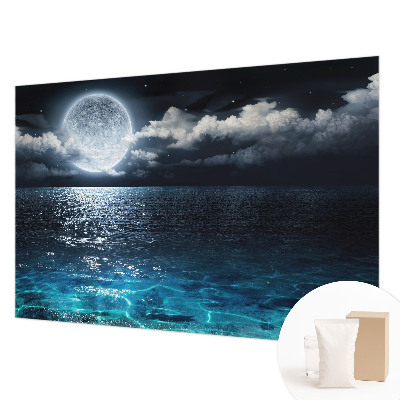 Papel mural con patrón decorativo con diseño 'Mar nocturno'