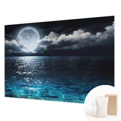 Papel mural con patrón decorativo con diseño 'Mar nocturno'