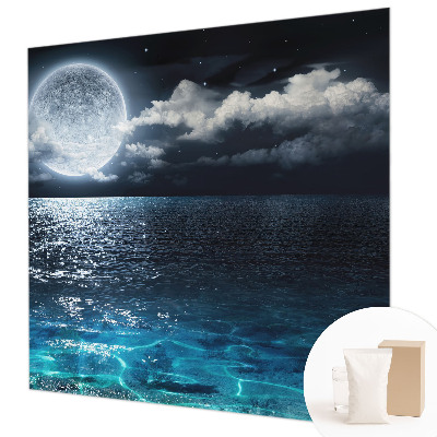 Papel mural con patrón decorativo con diseño 'Mar nocturno'