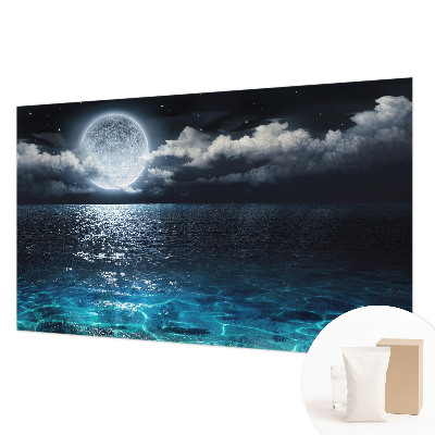 Papel mural con patrón decorativo con diseño 'Mar nocturno'