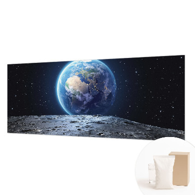 Mural de pared con estampado hermoso con un panorama cósmico