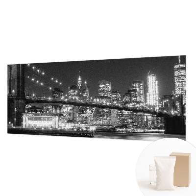 Papel mural texturado decorativo con motivo 'Panorama nocturno'
