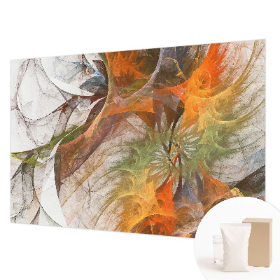Papel mural con patrón decorativo con diseño caleidoscópico abstracto
