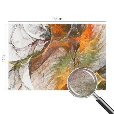 Papel mural con patrón decorativo con diseño caleidoscópico abstracto