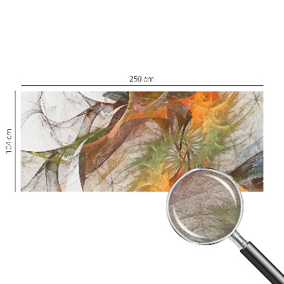 Papel mural con patrón decorativo con diseño caleidoscópico abstracto