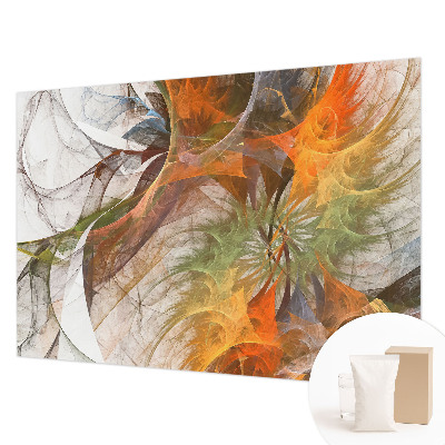 Papel mural con patrón decorativo con diseño caleidoscópico abstracto