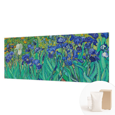 Mural decorativo con diseño de flores de jardín