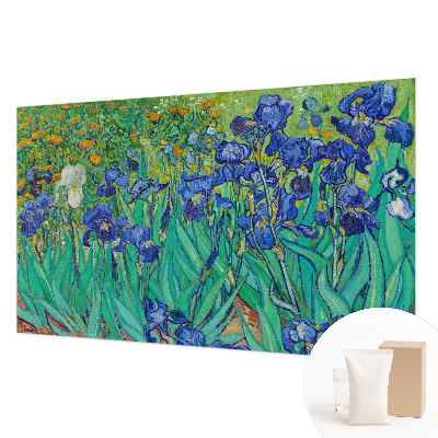 Mural decorativo con diseño de flores de jardín