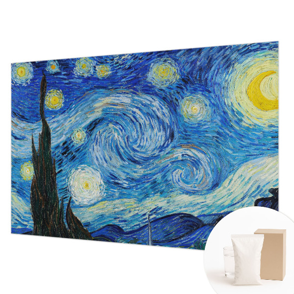 Papel mural con patrón decorativo con motivo de cielo nocturno