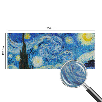 Papel mural con patrón decorativo con motivo de cielo nocturno