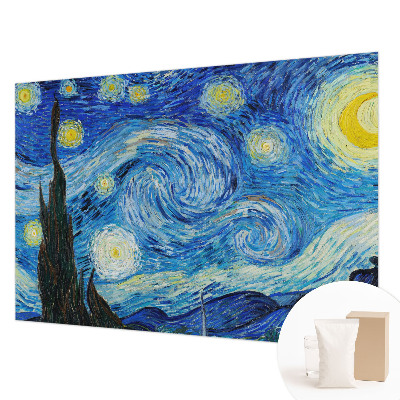 Papel mural con patrón decorativo con motivo de cielo nocturno
