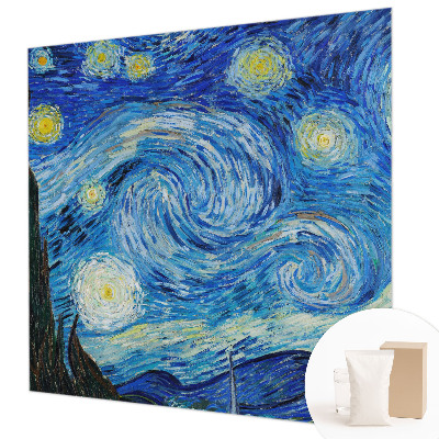 Papel mural con patrón decorativo con motivo de cielo nocturno