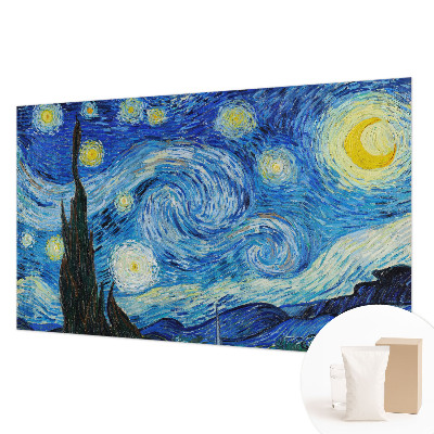 Papel mural con patrón decorativo con motivo de cielo nocturno