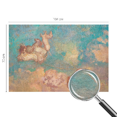 Mural de pared con estampado hermoso con diseño de Pegaso celestial