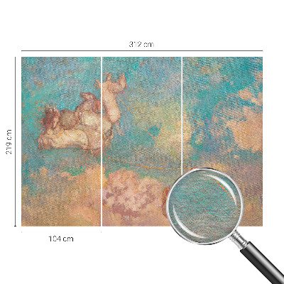 Mural de pared con estampado hermoso con diseño de Pegaso celestial