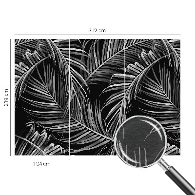 Fotomural decorativo para cabecero de cama con un patrón exótico