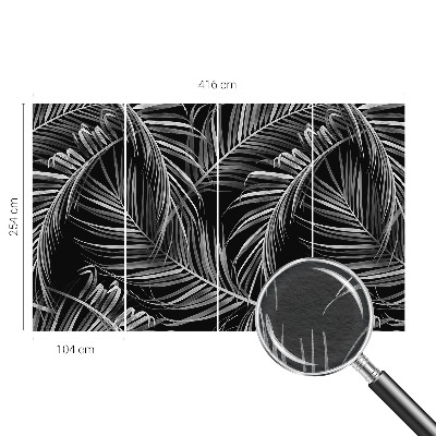 Fotomural decorativo para cabecero de cama con un patrón exótico