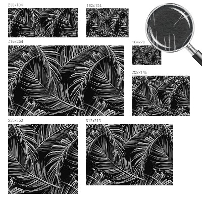 Fotomural decorativo para cabecero de cama con un patrón exótico