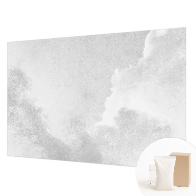 Mural decorativo con diseño de nubes sutiles